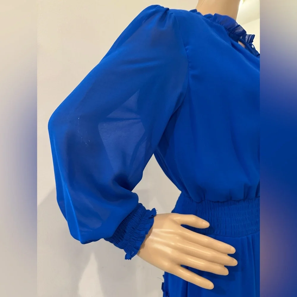 1. State Blue Long Sleeve Dress - Picture 7 of 11